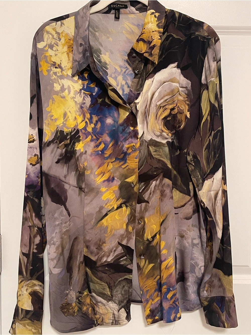 Escada Silk Floral Shirt - stunning